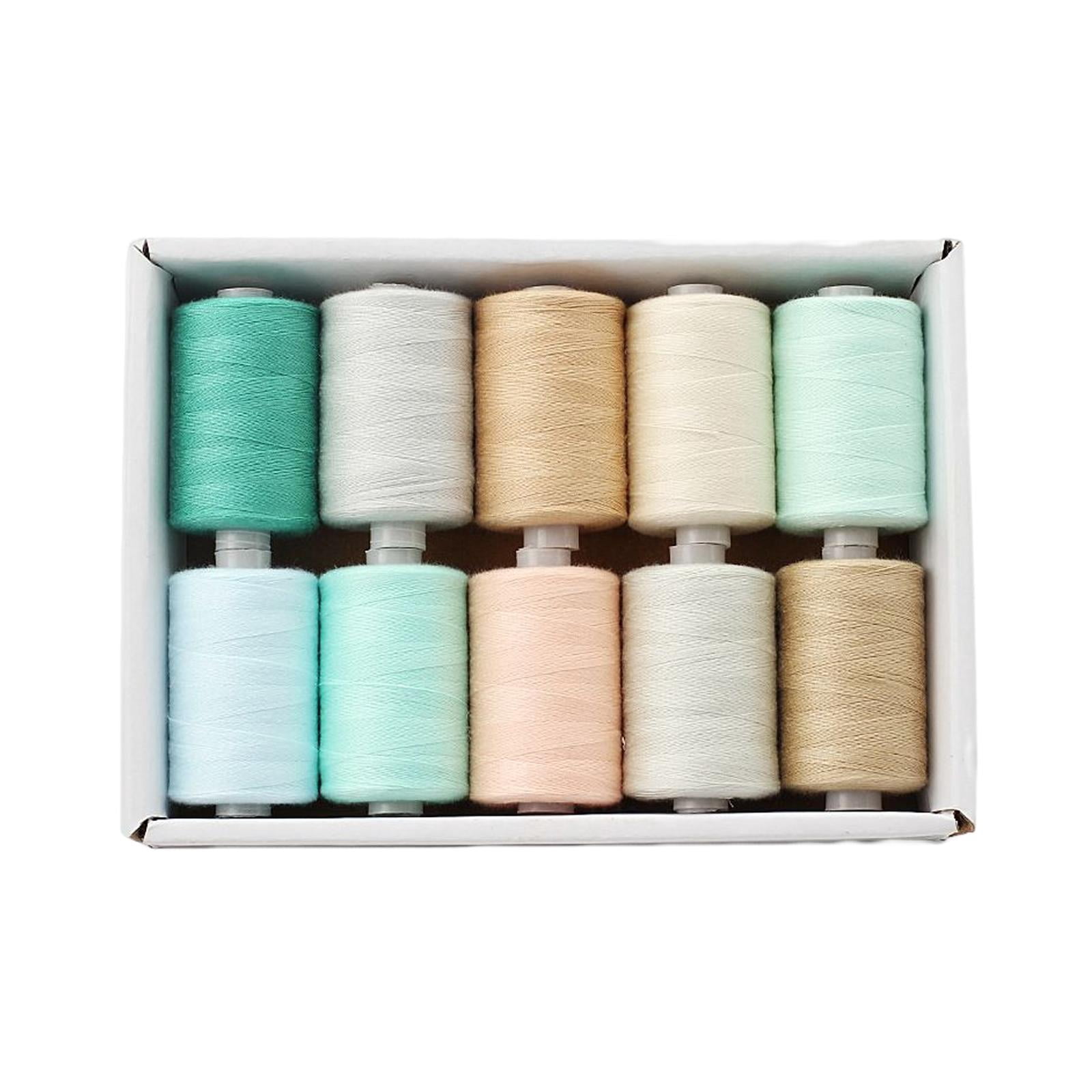 Walmart String Thread Packs Sewing Threads Polyester 1000 Yards Each Spool for Hand Sewing Quilting ...
