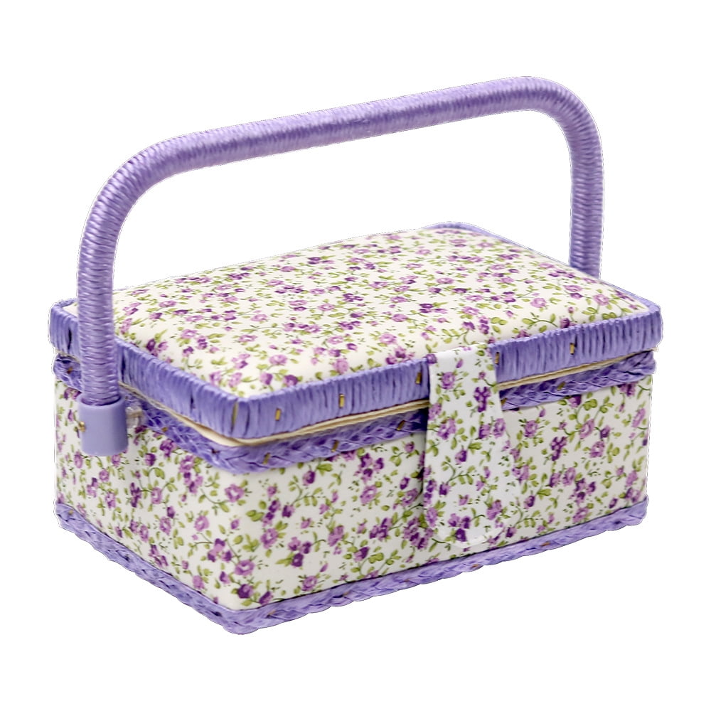 Sewing basket large Household Sewing Pin Storage Box Needle Storage