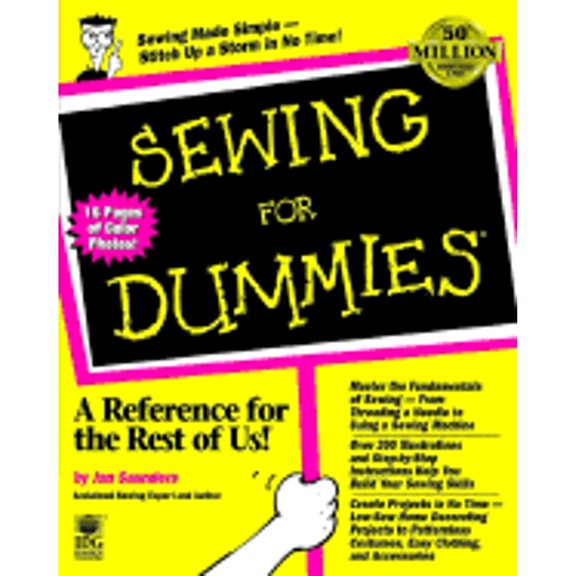 Pre-Owned Sewing for Dummies (Paperback) by Janice Saunders Maresh