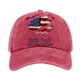 thumbnail image 1 of Sewkxo 250th American Anniversary Caps American Flag Print Baseball Hat Independence Day Adjustable 1776-2026 Patriotic Hats, 1 of 5