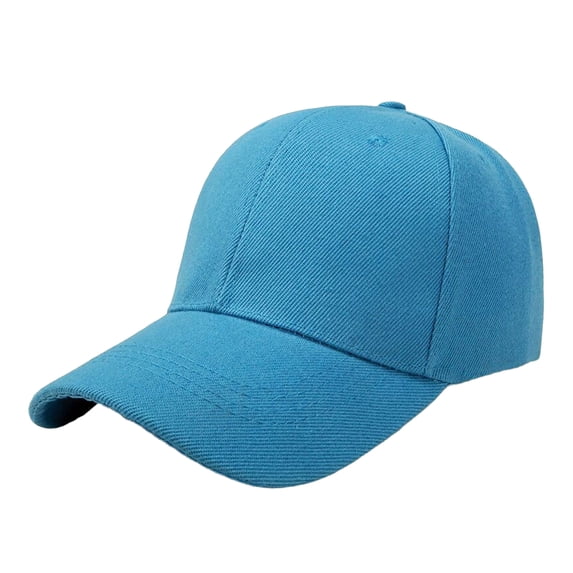 Sewkxo Adult Plain Baseball Cap Hat Classic Adjustable Size for All Seasons,Sky Blue One Size