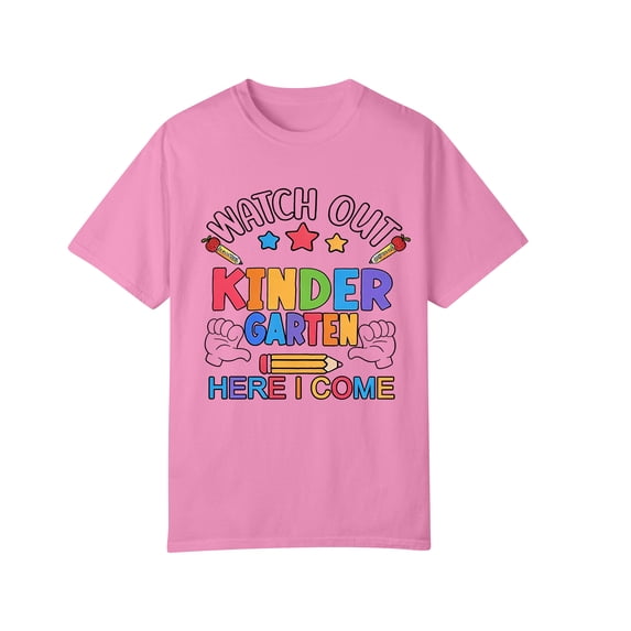 Sewkxo Back to School Shirts for Kids Crewneck Pencil Letter Print T-Shirt Funny | Graphic Short Sleeve Tee Tops,Pink 140