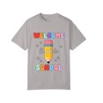 thumbnail image 1 of Sewkxo Girls Back To School Shirt Crew Neck Short Sleeve T Shirts Cartoon Print Cotton Funny Tees Children's Shirts,Light Gray 110, 1 of 4