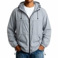thumbnail image 1 of Sewkxo Mens Rain Jacket Lightweight Raincoat Waterproof with Hood Outdoor Windbreaker Jacket Travel Rain Jackets,Light Blue M, 1 of 7