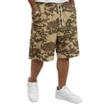 thumbnail image 1 of Sewkxo Mens Shorts Drawstring Waist Camo Printed Summer Shorts Fashion Casual Lounge Shorts,Earthy Yellow 5XL, 1 of 5