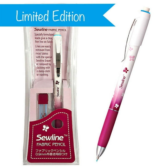Sewline Limited Edition Fabric Mechanical Pencil Blue FAB50064