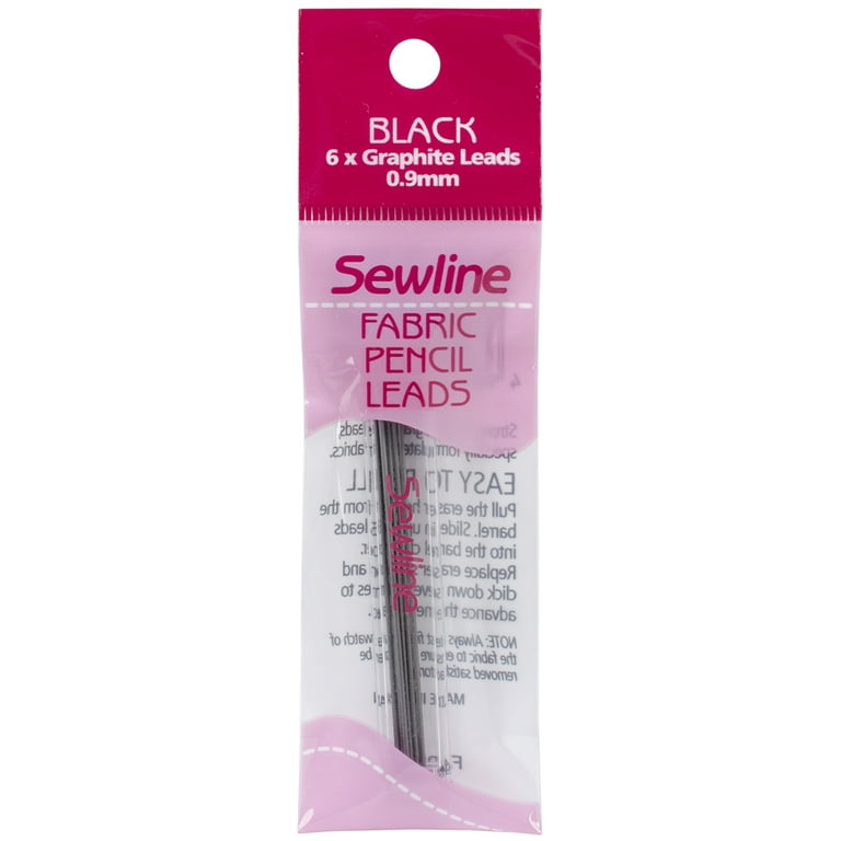 Sewline Fabric Pencil Lead Refills - Black - 6 pcs/pkg – Measure: a fabric  parlor