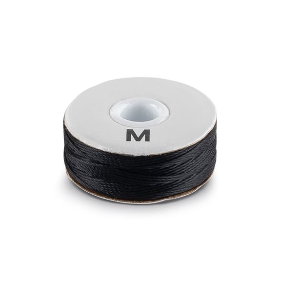 Sewtco Pre-Wound Industrial Bobbins, M-Style, Tex 90 Thread, Black, 144 Count