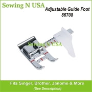 Sewvacusa Adjustable Guide Sewing Machine Presser Foot 86708 w/ !