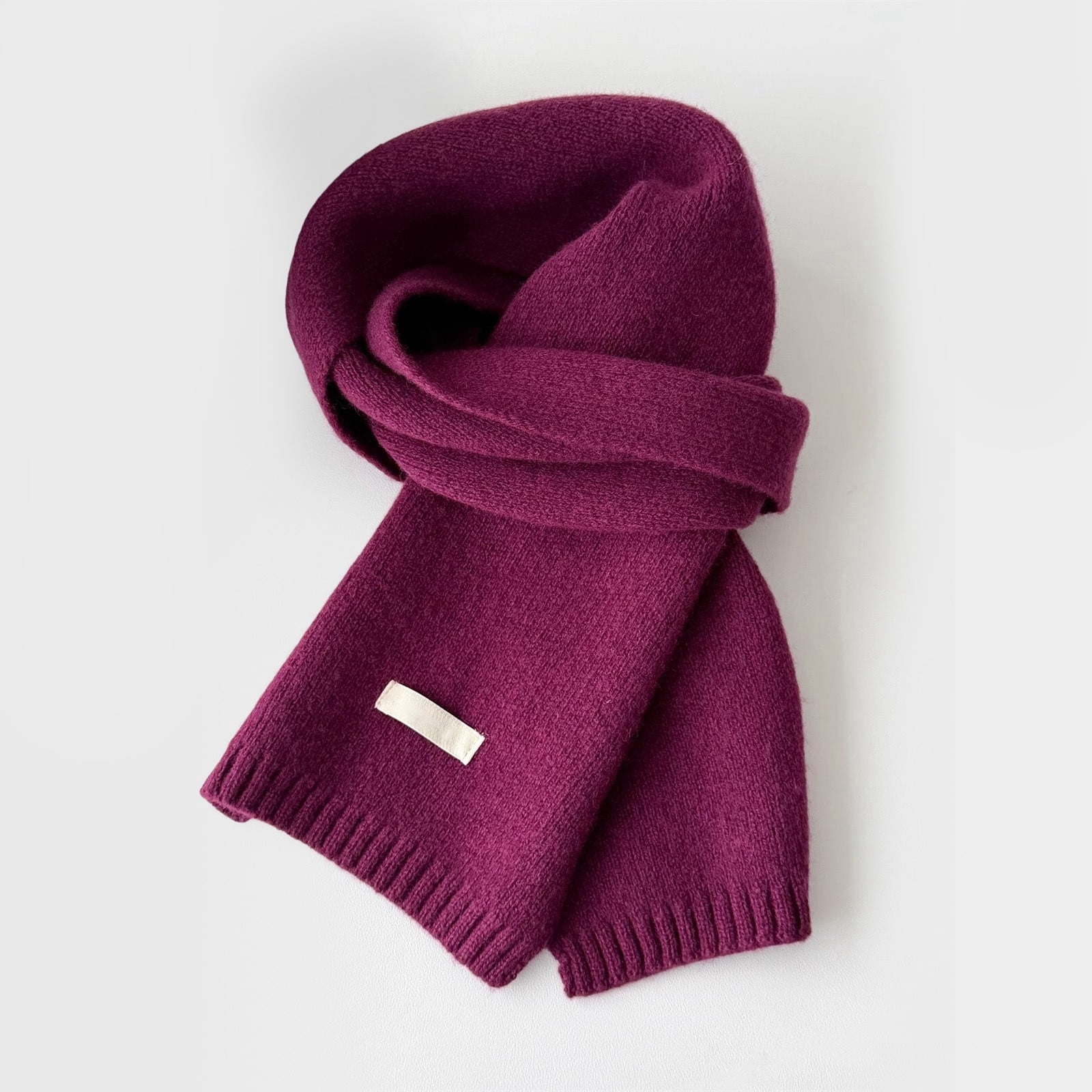 General Flash Accessory Sewyut Solid Color Knit Scarf,Warm Winter Neck Wrap,Cozy Knitted Scarf ...