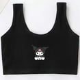 thumbnail image 1 of Sex Appeal Sanrio Schoolgirl Underwear Anime Kuromi Cartoon Pure Cotton Vest Panties Set Fit 8-14 Years Old Girls Daughter Gift, 1 of 17