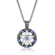 Sex Fashion Vintage Style Jewelry Pentagram Pendant Necklace For Men Women