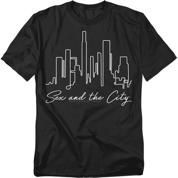 Sex And The City T-Shirt Lined City Unisex Graphic Tee For Men & Women