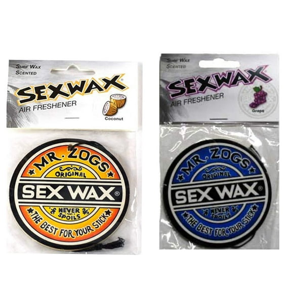 Sex Wax Air Freshener 2-Pack Coconut, Grape