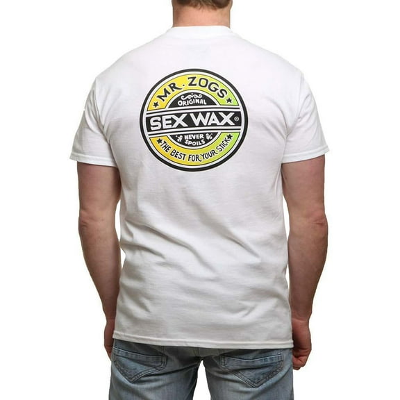 Sex Wax Fade SS Tee White L