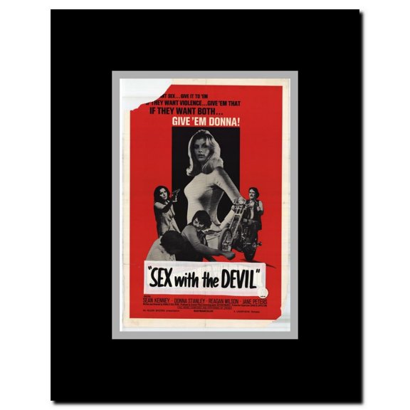 Sex With the Devil Framed Movie Poster