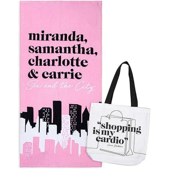 Sex and The City-The Girls -Beach Towel & Tote Bag Set