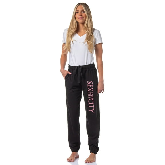 Sex and the City: Television Series Women's Logo Sleep Jogger Pajama Pants