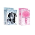 thumbnail image 1 of Sex toy Gift Set bundle of The Silver Starter, Bejeweled Stainless Steel Plug, Diamond And Icon Brands Cottontails, Silicone Bunny Tail Butt Plug, Beaded, Pink, 1 of 5