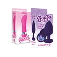 thumbnail image 1 of Sex toy Gift Set bundle of Pinkies, Dolphy And Icon Brands Booty Talk, Silicone Butt Plug, Purple, Neon Leaf, 1 of 5