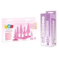 thumbnail image 1 of Sex toy Gift Set bundle of Try-Curious Anal Plug 6 Piece Kit Pink And Icon Brands Glass Thins, Elliptical Glass Plug, 1 of 5