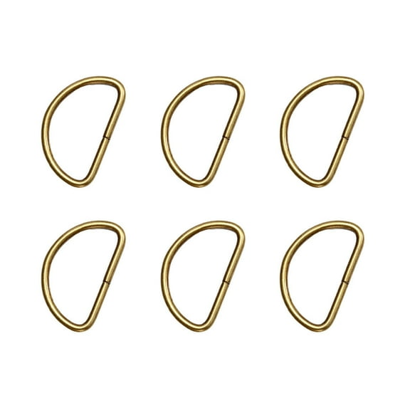 GETAJGHSD 100PCS Metal D Ring Bag Strap Accessories for Handbags Golden