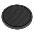 thumbnail image 1 of GETAJGHSD 10Pcs Black Round Automobile Cup Mat PVC Non-Slip Heat Insulation Pads, 1 of 6