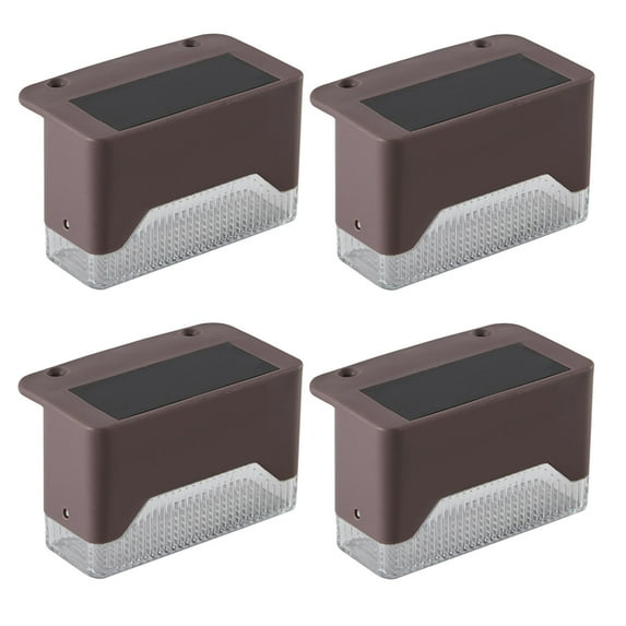 GETAJGHSD 4 Sets Outdoor Solar Lighting Solar Wall Lamp LED Waterproof