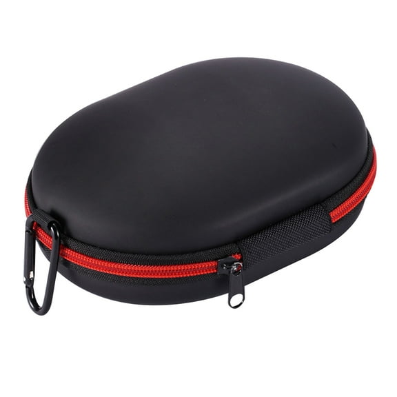 GETAJGHSD 1Pc Eva Headphone Storage Case Black Protective Zipper Carrying Case for Headphone