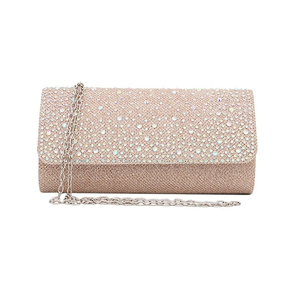 GETAJGHSD Rhinestone Clutch Handbag Polyester 1Pack