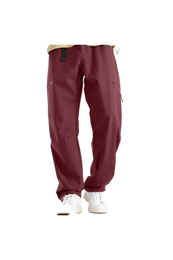 Baggy Hip Hop Jeans for Men Wide Leg Skater Denim Pants Casual Loose Fit Long Trousers Purple M