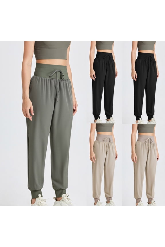 Cotton Fleece Lined Relaxed Sweatpants for Men Loose Lounge Casual Bottom Sweat Pants with Zipper Pocket Black L