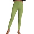 thumbnail image 1 of Sexlip High Waisted Leggings for Women Tummy Control Butt Lifting Yoga Pants Soft Stretchy Workout Non See Through Leggings Green S, 1 of 7