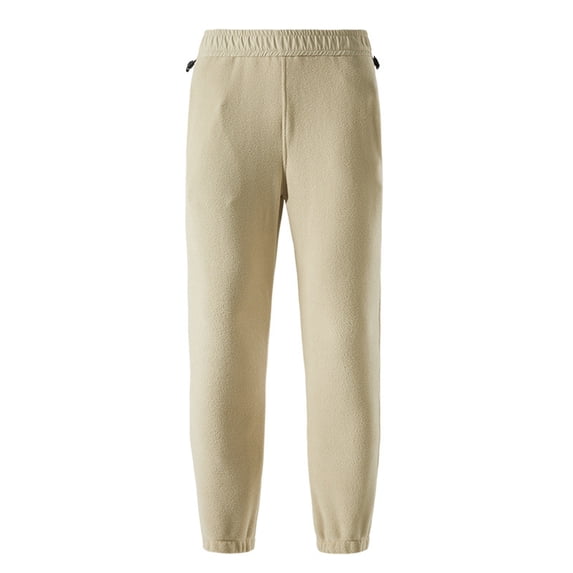 Sexlip Polar Fleece Sweatpants for Women High Elastic Waistband Warm Pants Casual Solid Color Classic Fit Comfy Fall Trouser Yellow S