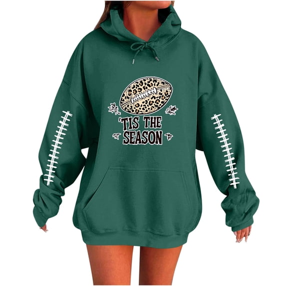 Sexlip Women's Hooded Sweatshirt Long Top with Pockets Long Sleeves Casual Soft Comfy Stylish Solid Color Comfortable Wear for Daily Casual Parties Green S