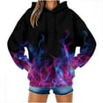 thumbnail image 1 of Sexlip Women's Hoodies 3D Graphic Plus Size Pullover Hooded Sweatshirt Casual Long Sleeve Lightweight Fashion Clothes Pink S, 1 of 9