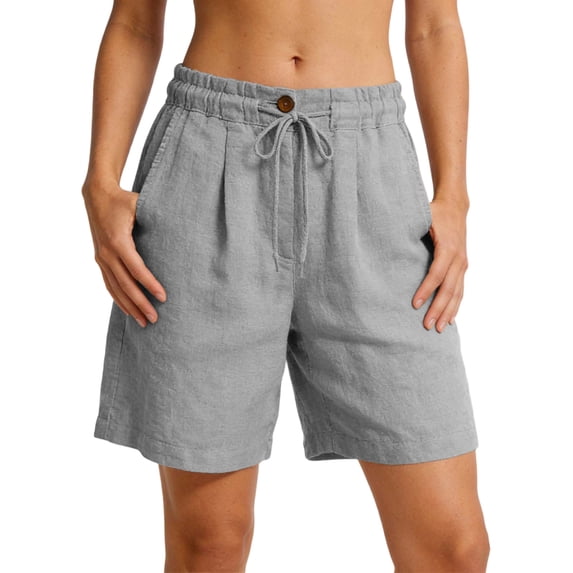 Sexlip Women's Pants Summer loose fit wide leg high waist casual suitable for all occasions superior comfort all day long Gray XXXL