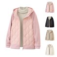 thumbnail image 1 of Sexlip Women's Winter Warm Jackets Heavyweight Fleece Lined Coats Jacket Long Sleeve Thermal Warm Outerwear Beige L, 1 of 4