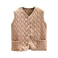 thumbnail image 1 of Sexlip Women's Winter Warm Puffer Vest Lightweight Stand Collar Windproof Waistcoat Warm Winter Quilted Puffy Jackets Beige XL, 1 of 9