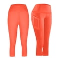 thumbnail image 1 of Sexlip Women's Yoga Pants All Season solid color with pockets athletic yoga high quality ideal for spring fall seasons Red XXXL, 1 of 9