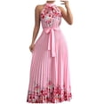 thumbnail image 1 of Sexlip Womens Fairy Maxi Dress Embroidery Design Lightweight Fabric Relaxed Silhouette for Vacation Wear Pink S, 1 of 5