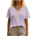 thumbnail image 1 of Sexlip Womens Swimsuit Set Delicate Floral Embroidery Cover Up Design V Neck Short Sleeve Casual Silhouette Breathable Fabric for Casual Beach Days Pink XXL, 1 of 5