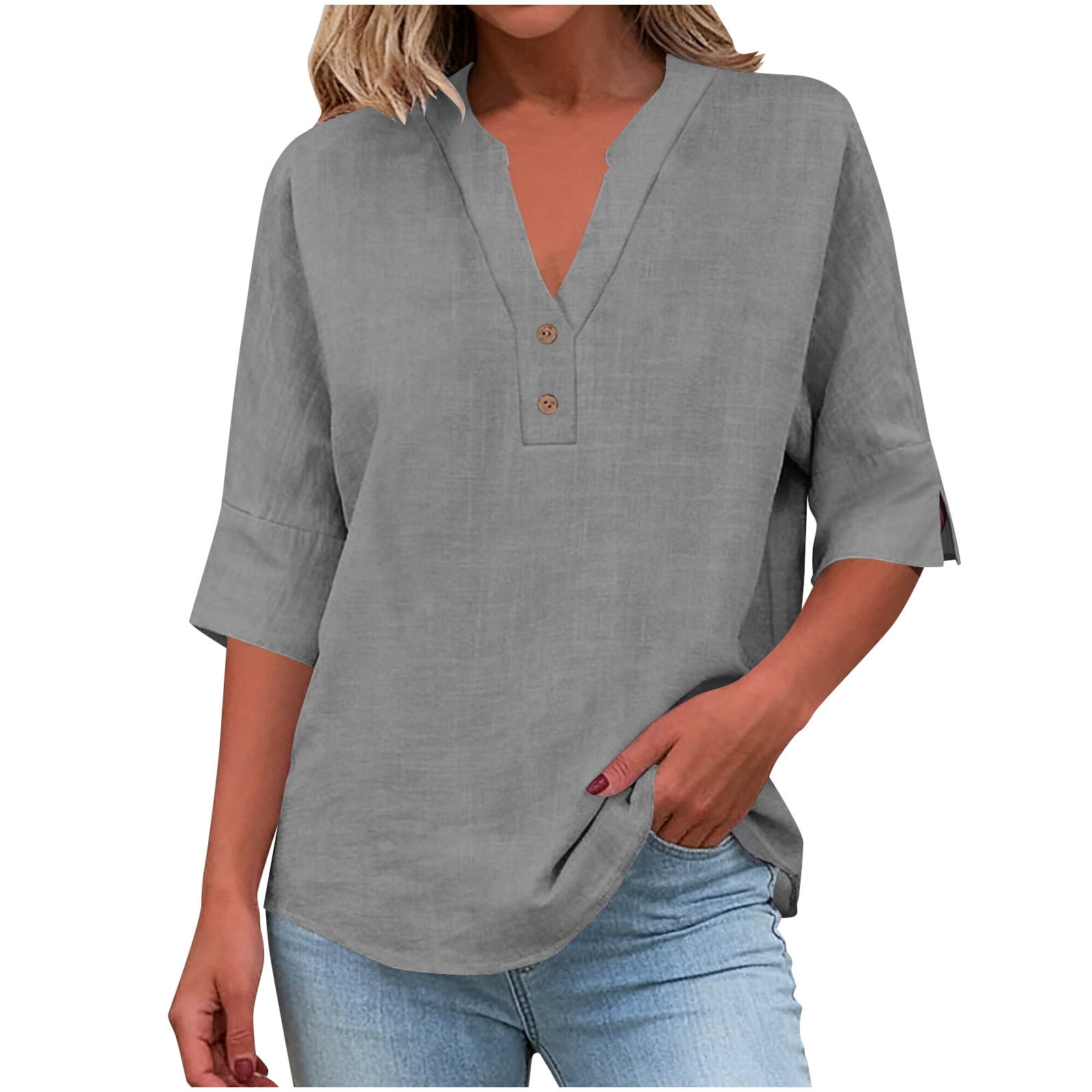 Partial Button Sexlip Womens Swimsuit Set Henley Neck Cover Up Design Partial Button ...