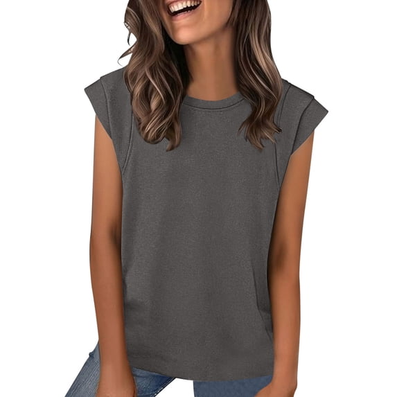 Sexlip Womens Swimsuit Set Split V Neck Cover Up Design Ruffled Short Sleeve Cropped Silhouette Soft Fabric for Beach Outings Gray S