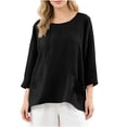 thumbnail image 1 of Sexlip Womens Swimsuit Set V Neck Ruffled Hem Cover Up Design Flowy Loose Silhouature Sun Protection Fabric for Beach Wear Black XXL, 1 of 8