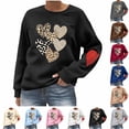 thumbnail image 1 of Sexlip Womens Valentines Day Shirt Love Heart Graphic Crewneck Sweatshirt Long Sleeve Sweater Pullover Funny Gifts Clothes Beige L, 1 of 5