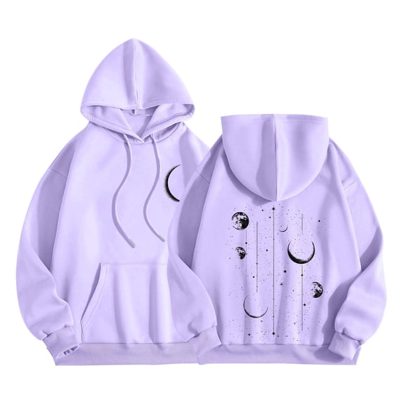 Sexlip Womens Y2K Zip Up Cute Graphic Hoodies Cat Ears Casual Cartoon Harajuku Kawaii Clothes Oversize Streetwear Jacket Purple XXL