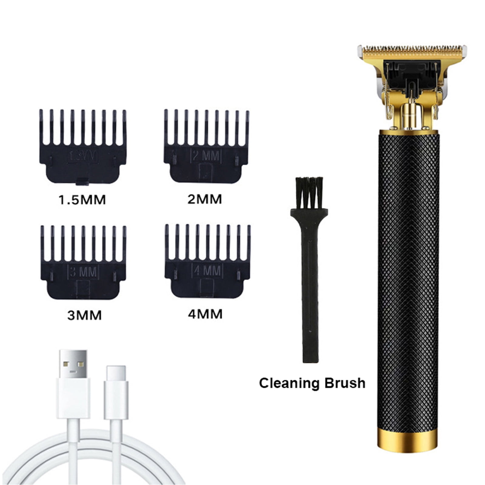 Hair Clippers for Men - RUTAWZ 7-Piece Cordless Hair Cutting Kit, Beard Trimmer & Electric Razor for Men