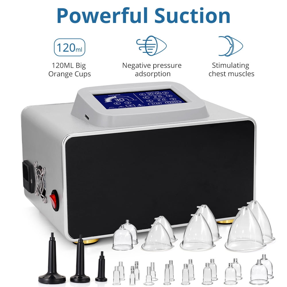 Sextupole Vacuum Therapy Machine with 24 Suction Cups and 3 Pumps ...