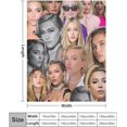 thumbnail image 1 of Sexy #4 Florence Pugh Blanket Ultra Soft Flannel Fleece Blanket Stylish Bedroom Living Room Sofa Warm Blanket All Season Use 30"*40"（76 * 100cm）, 1 of 1